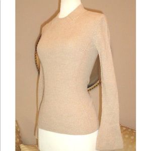 Tory Burch Mockneck Merino Wool Sweater.